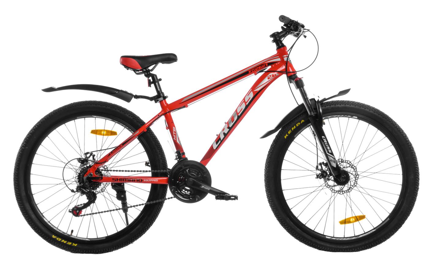 Фотографія Велосипед Cross XC2621 26" розмір S рама 15 2022 Червоний