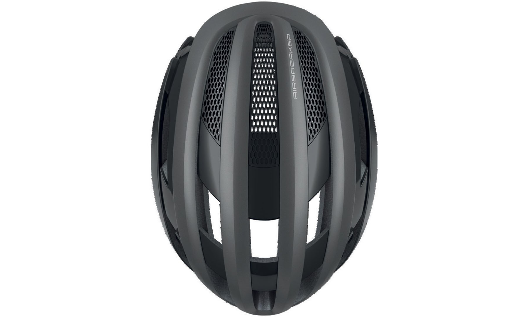 Велошлем спортивный ABUS AIRBREAKER Dark Grey, размер L (59-61 см), темно-серый 4
