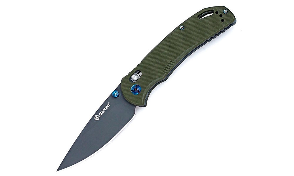 Фотография Складной нож Ganzo G7533 зеленый