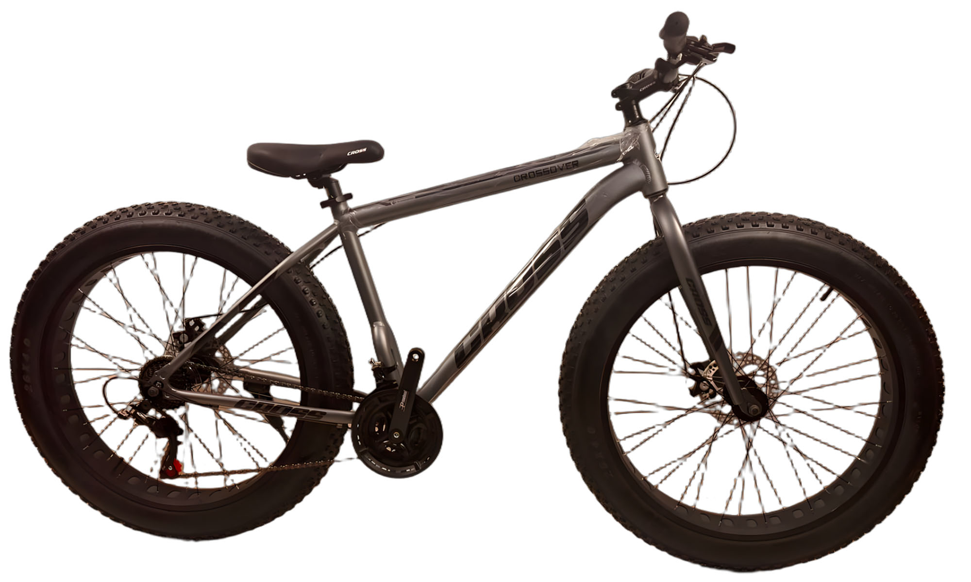 Велосипед Cross Crossover rigid 26", размер L, рама 19", год 2025, Темно-серый 