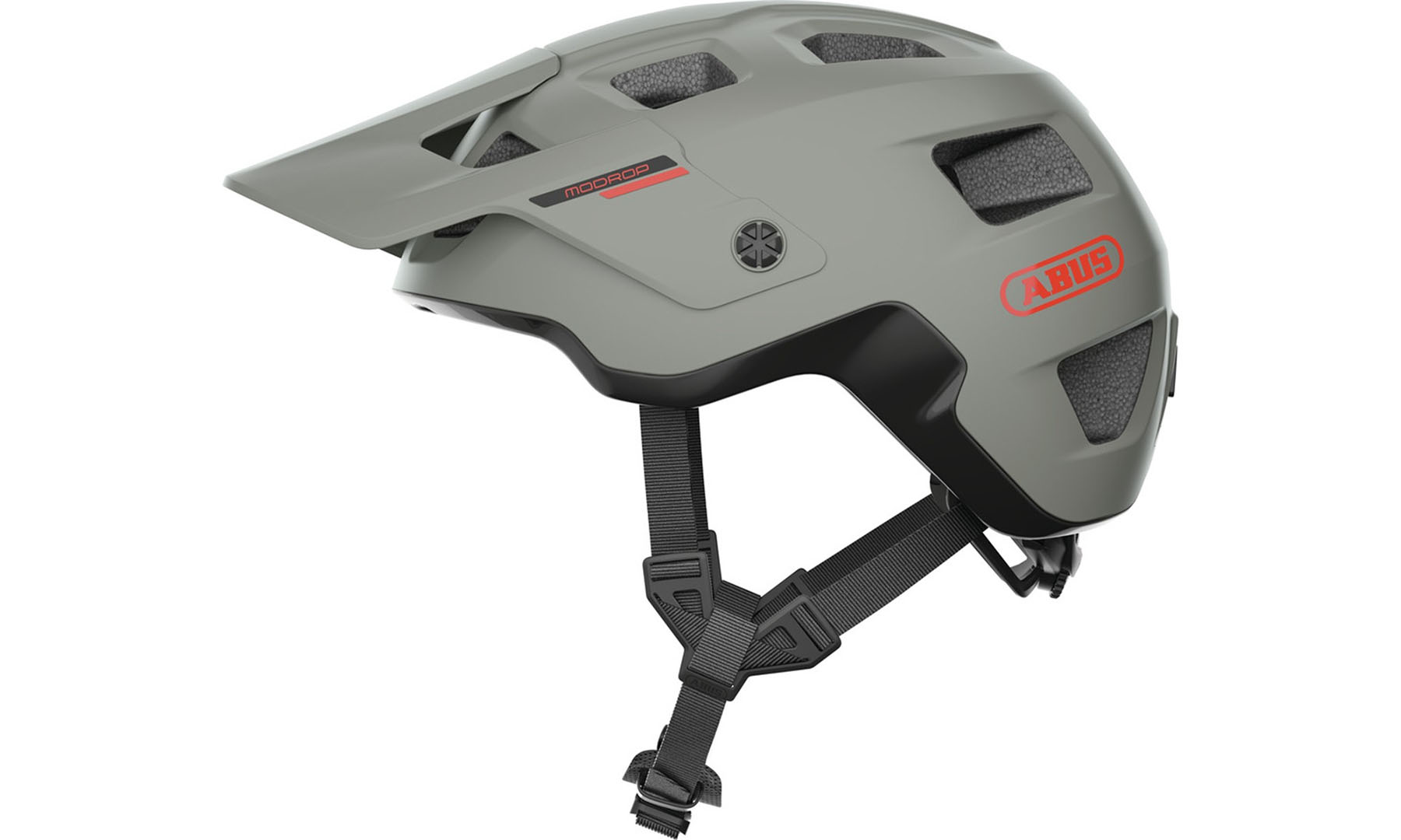 Велошлем спортивный ABUS MODROP chalk grey, размер L (57-61 см), серый 