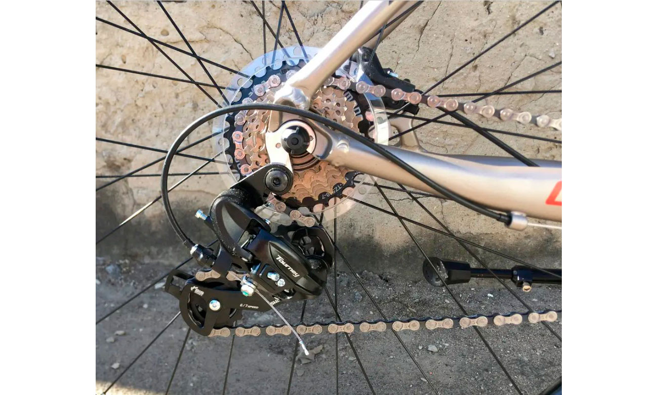 Велосипед Crosser Solo 2 26" розмір М рама 17 2021 Сіро-червоний 5