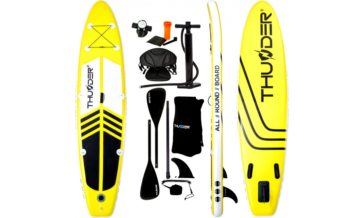Сапборд SUP THUNDER COAST YELLOW 320 Сапборд SUP THUNDER COAST YELLOW 320