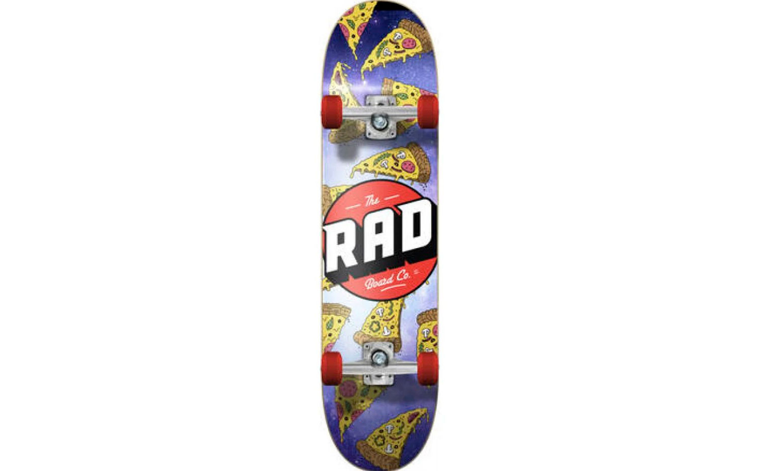 Фотография Скейтборд RAD Logo Progressive Complete Skateboard 8" - Galaxy Pizza
