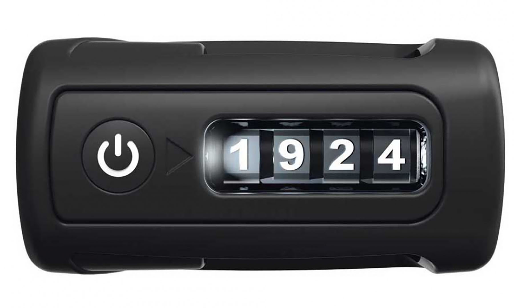 Фотографія Замок сегментний ABUS 6000C/90 Bordo LED чорний + кріплення SH 7