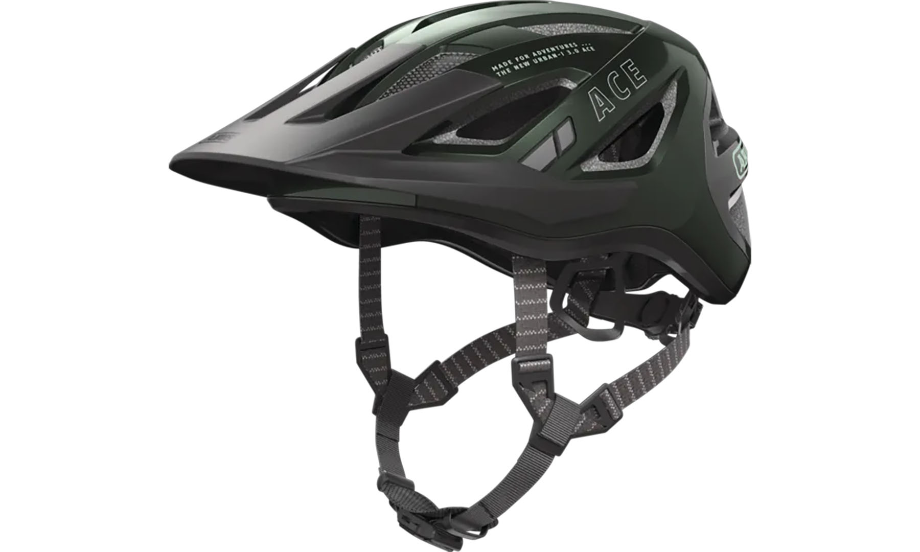 Велошлем ABUS URBAN-I 3.0 ACE moss green, размер L (56-61 см), темно-зеленый 5