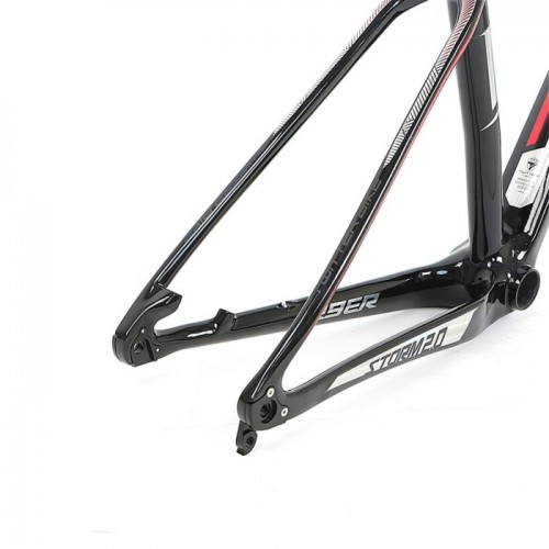 Рама Twitter 29" Fiber Carbon Frame Storm 2.0 19", Чорно-червоний 3