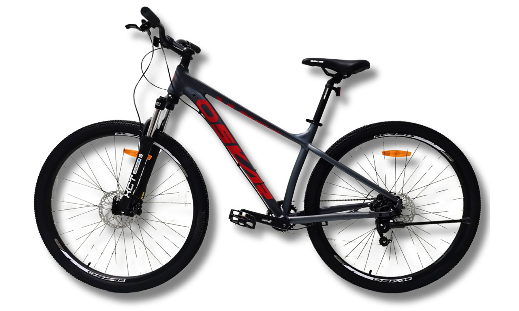 Велосипед OSKAR RANGER 27,5", розмір M. рама 15", 2025, сірий матовий 2