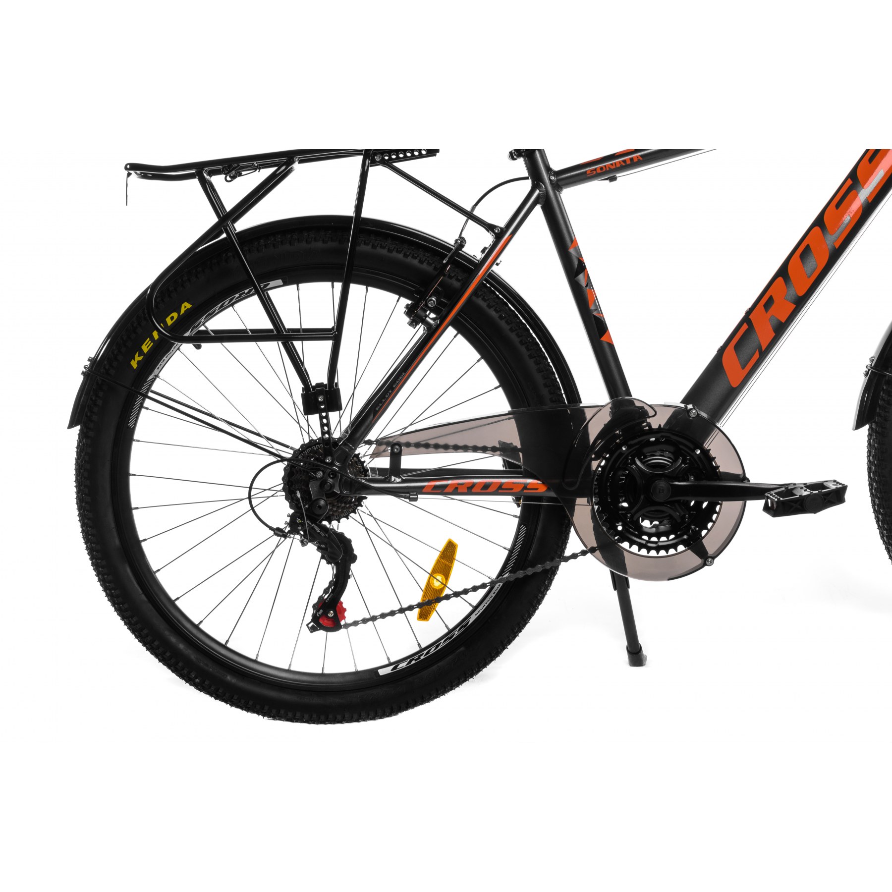 Фотография Велосипед Cross Sonata 26", размер L рама 19",(2022), Серо-оранжевый 2