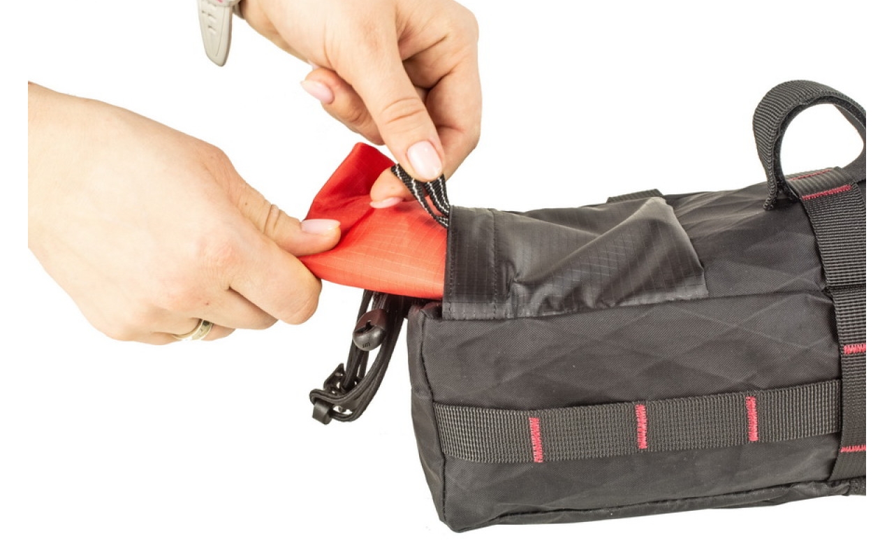 Сумка на кермо KasyBag X-Pocket Pack One hand (годівниця) black-red 8