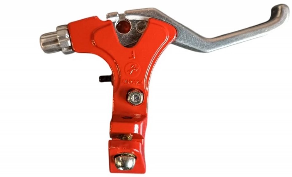 Гальмівна ручка Alhonga ліва червоно/сріблястий 2 Гальмівна ручка Alhonga ліва червоно/сріблястий 2