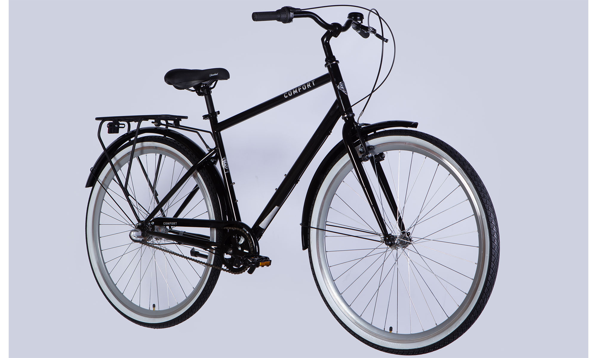 Фотография Велосипед Dorozhnik COMFORT MALE PH 28", размер L, рама 20", 2025, черный  