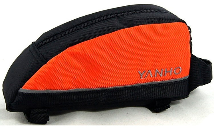 Фотография Велосумка на раму BC-BG021, размер 21х10х6 см, черно-оранжевая