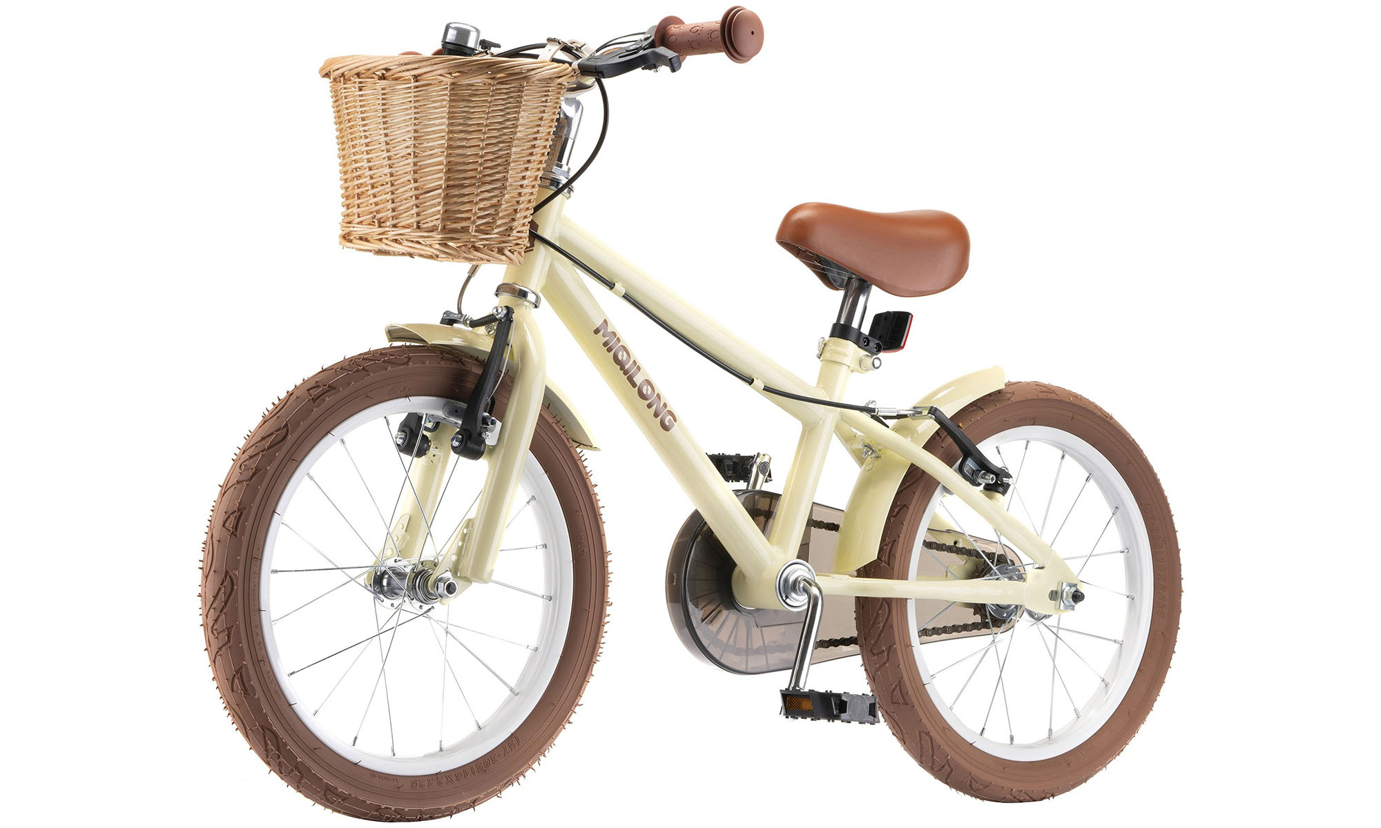 Детский велосипед Miqilong RM 16" One size, 2025, бежевый 9