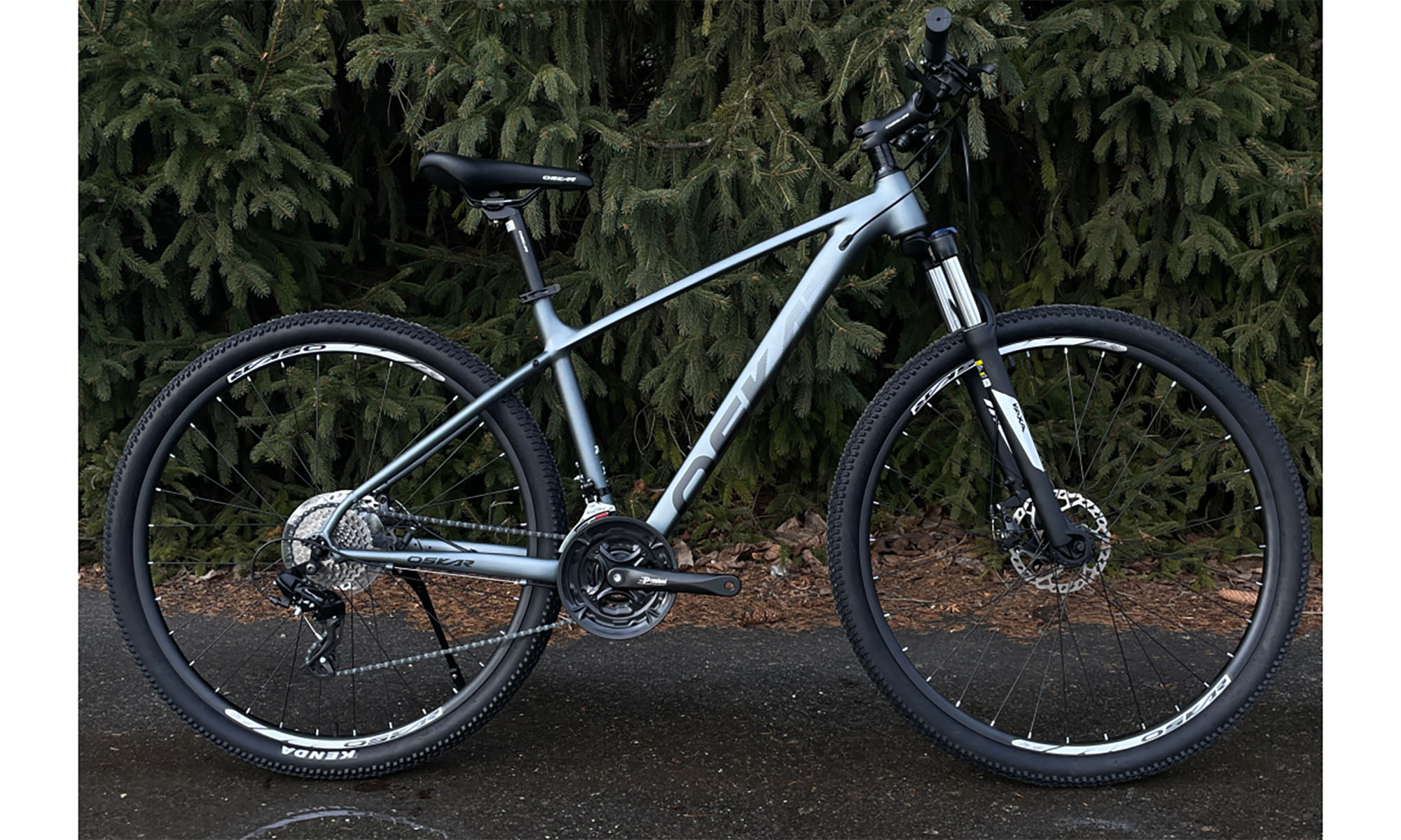 Велосипед Oskar SHADOW 2.0 29", розмір M, рама 18, рік 2026, сірий матовий 2