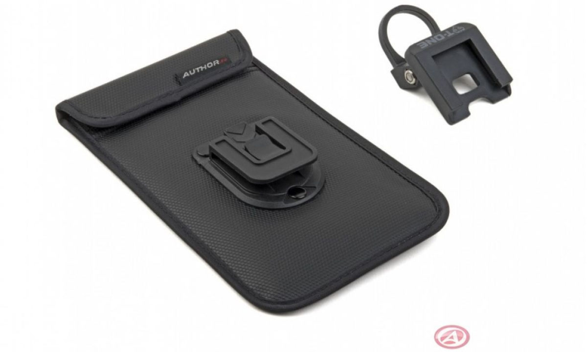 Сумка на винос керма для смартфона Author A-H900 165 x 95 mm, чорна 3