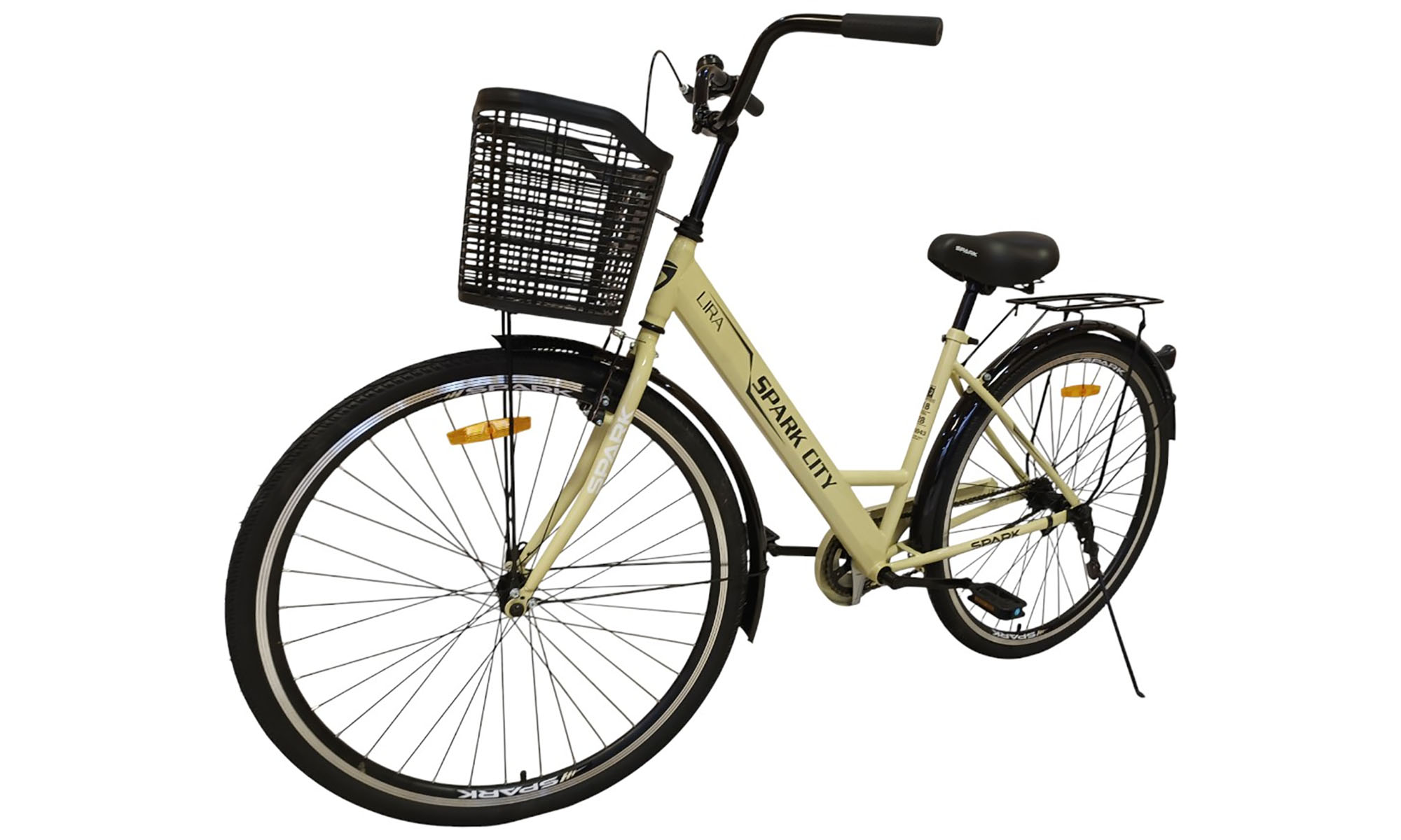 Велосипед SPARK CITY LIRA 28", размер M, рама 18", год 2026, желтый 5