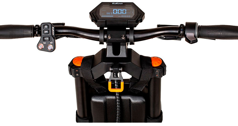 Фотография Электросамокат KUGOO KIRIN G4 MAX (1600*2 Вт; 35,2 А*год; 60 В), черный 8