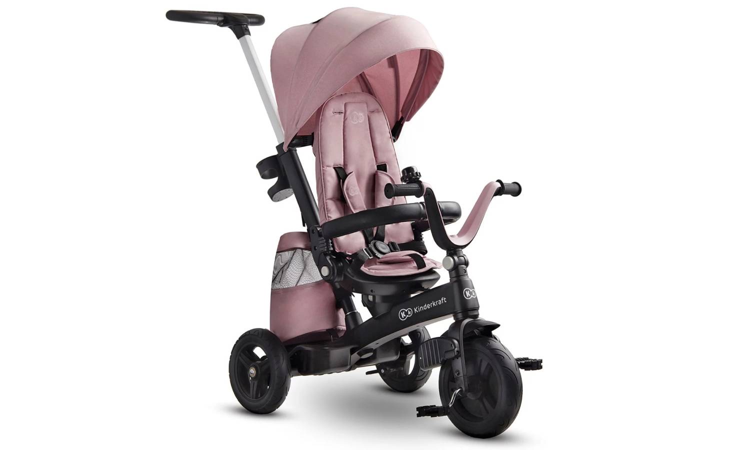 Трехколесный велосипед Kinderkraft Easytwist Mauvelous Pink 2 Трехколесный велосипед Kinderkraft Easytwist Mauvelous Pink 2