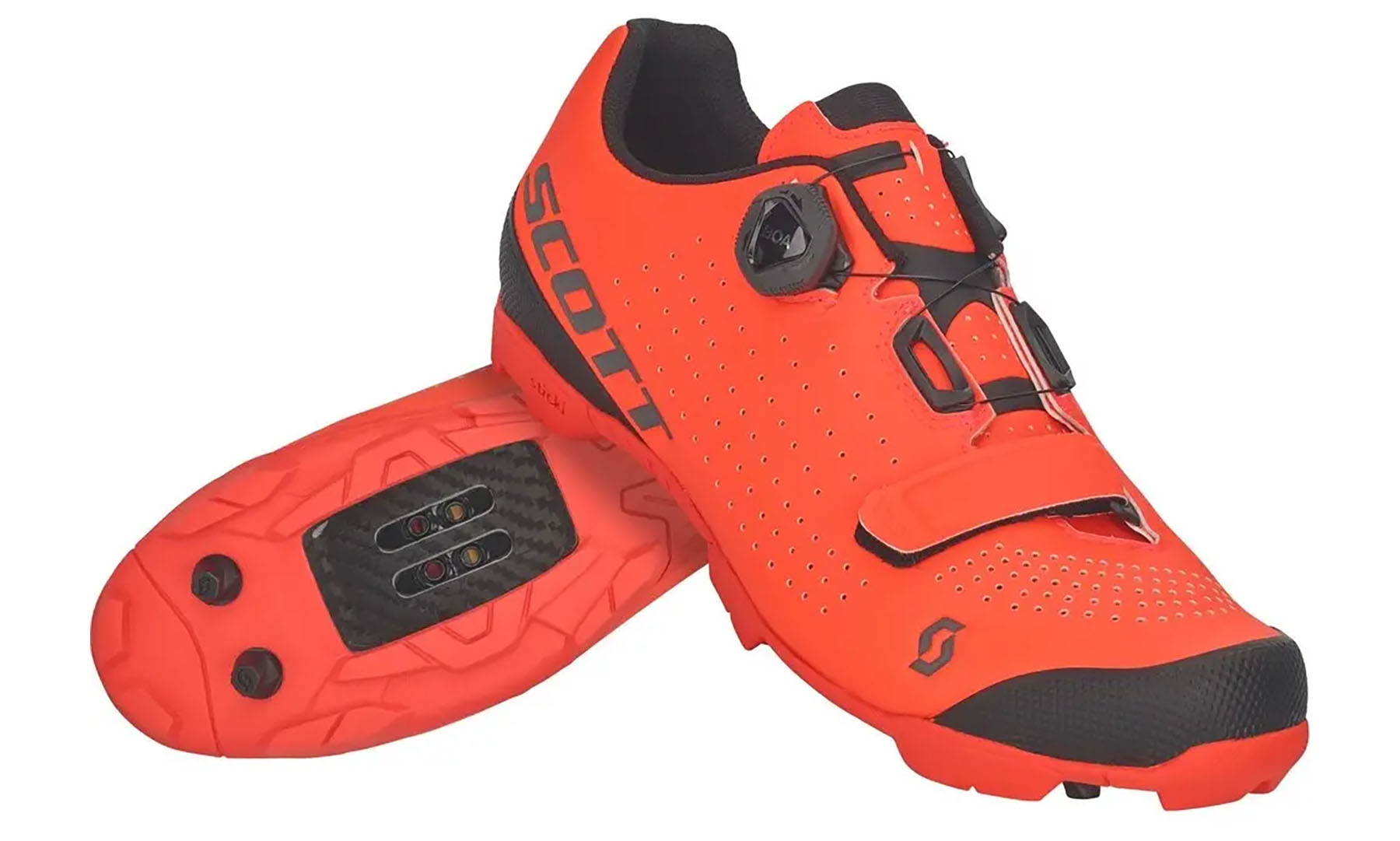 Велотуфли SCOTT MTB VERTEC BOA мат. оранжевый/черный, размер 42 (270597) 