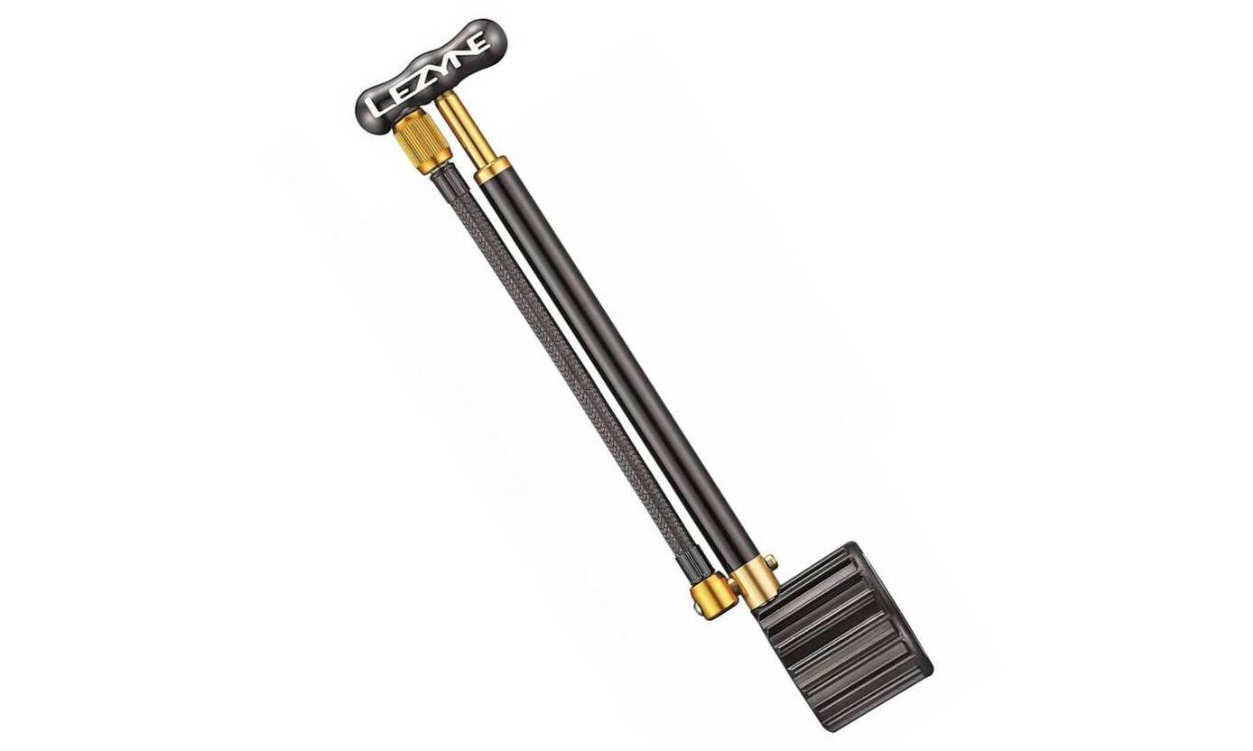 Ручной насос LEZYNE SHOCK DRIVE Для амортизаторов Черный/золотистый 400psi Ручной насос LEZYNE SHOCK DRIVE Для амортизаторов Черный/золотистый 400psi