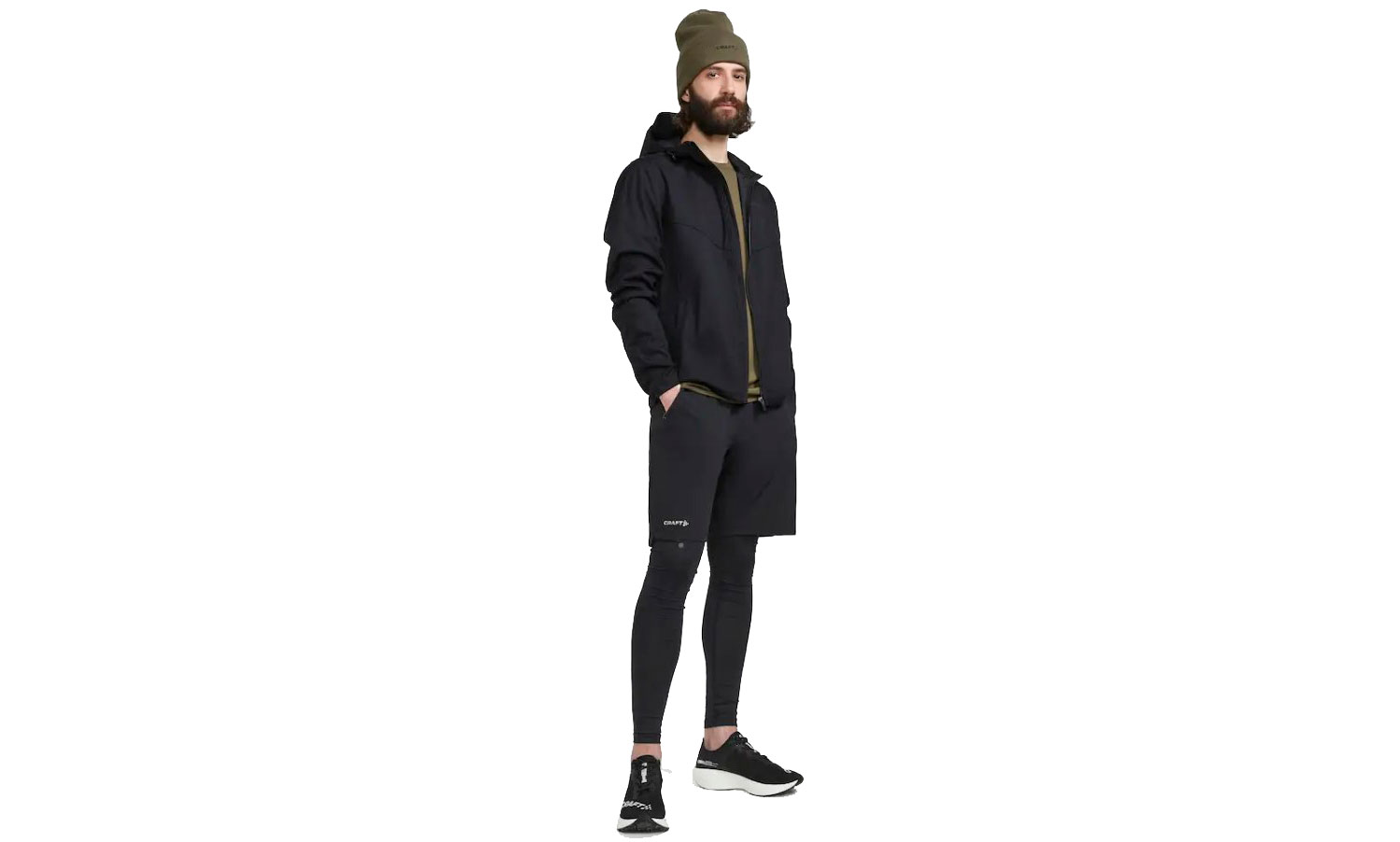 Фотография Куртка Craft ADV ESSENCE HYDRO JACKET мужской, размер М, сезон AW 22, черный 2