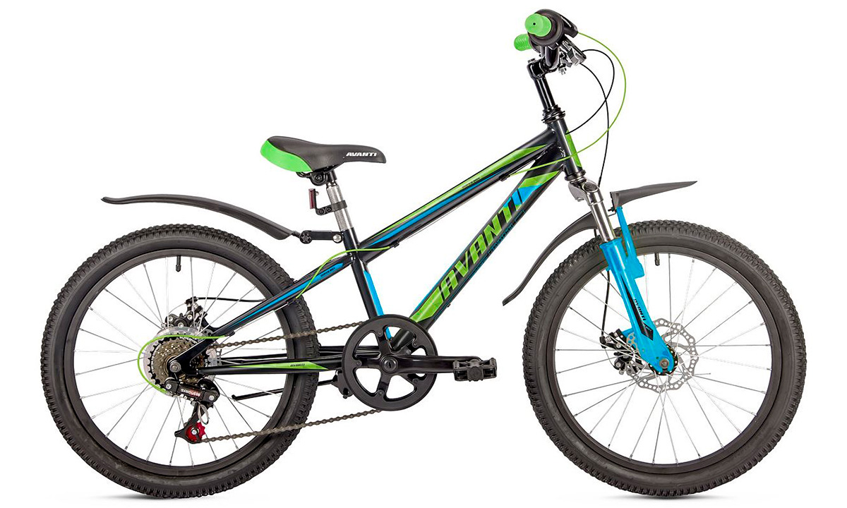 Фотографія Велосипед Avanti SUPER BOY DISK 20" (2020) 2020 Зелено-синій
