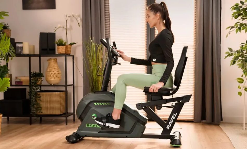 Горизонтальный велотренажер Hop-Sport HS-120L Ravel черный 13