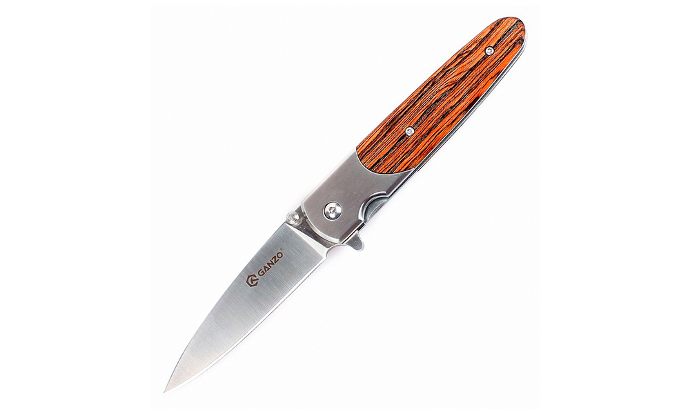 Фотография Складной нож Ganzo G743-1-WD коричневый