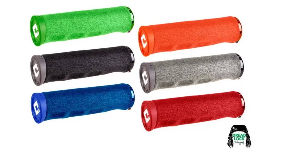 Гріпси ODI Tinker Juarez Dread Lock Grip сірі з чорними замками 4