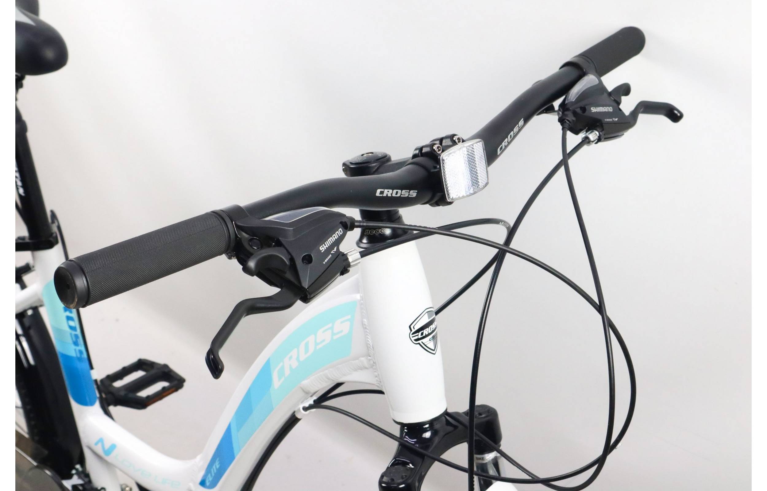 Велосипед Cross Elite 26" размер М рама 17 2022 Белый 6