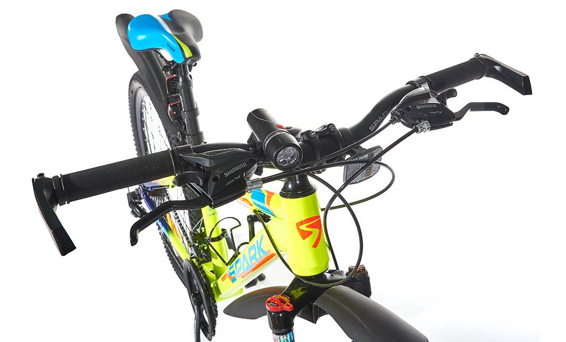 Велосипед SPARK TRACKER 24'' размер XXS рама 13'' 2024 Желто-синий 4