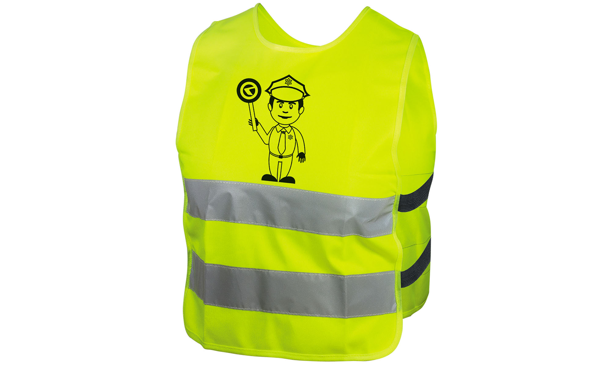 Светоотражающий жилет KLS Starlight детский police, размер L 