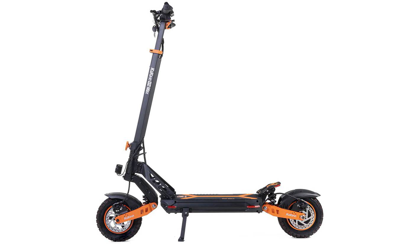 Электросамокат с сидением KUGOO KIRIN G2 MAX (1000 Вт; 20 Аh 48 В), черный 6