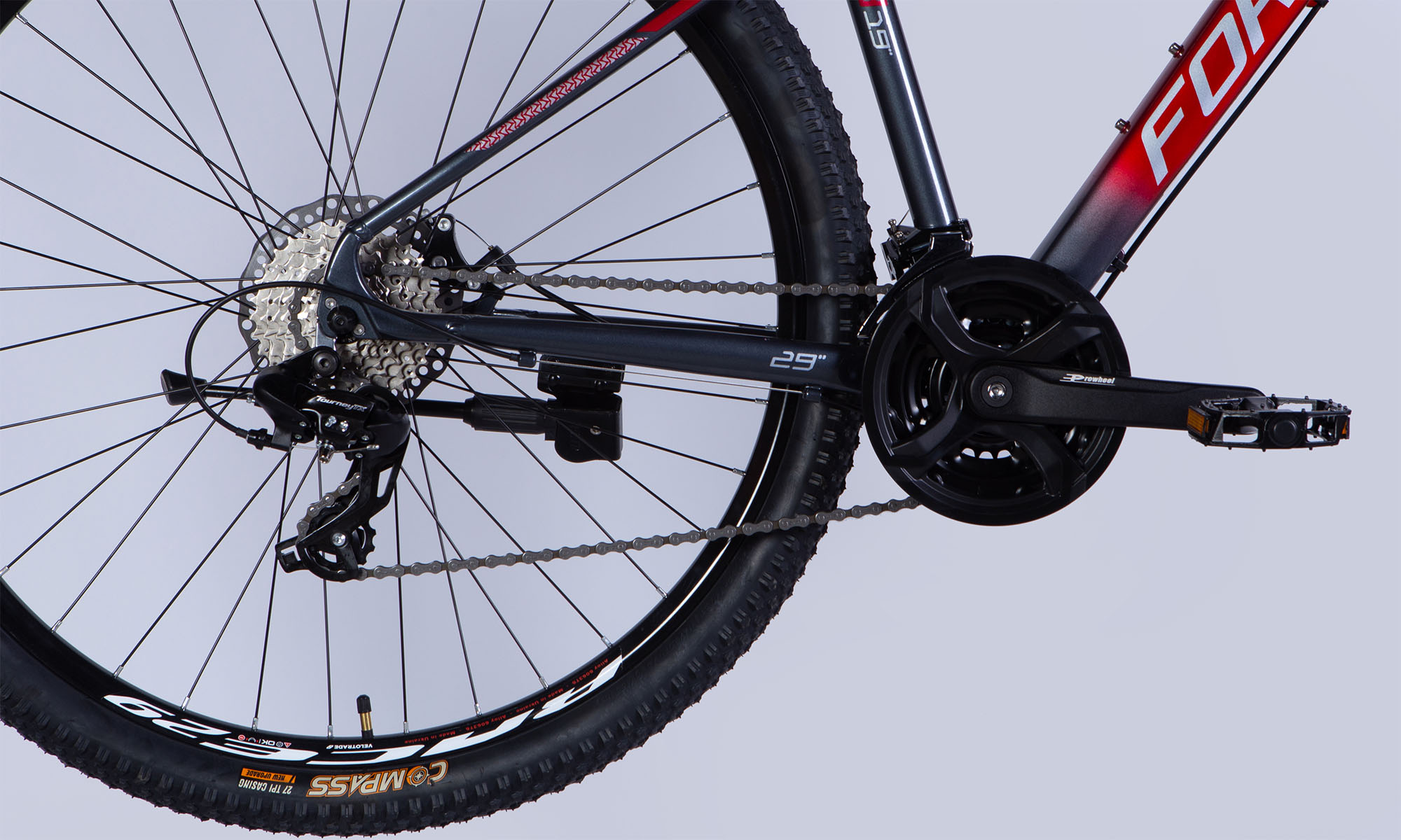 Велосипед Formula F-1 DD CS 29", розмір XL, рама 21", 2025, червоно-сріблястий 7 Велосипед Formula F-1 DD CS 29", розмір XL, рама 21", 2025, червоно-сріблястий 7