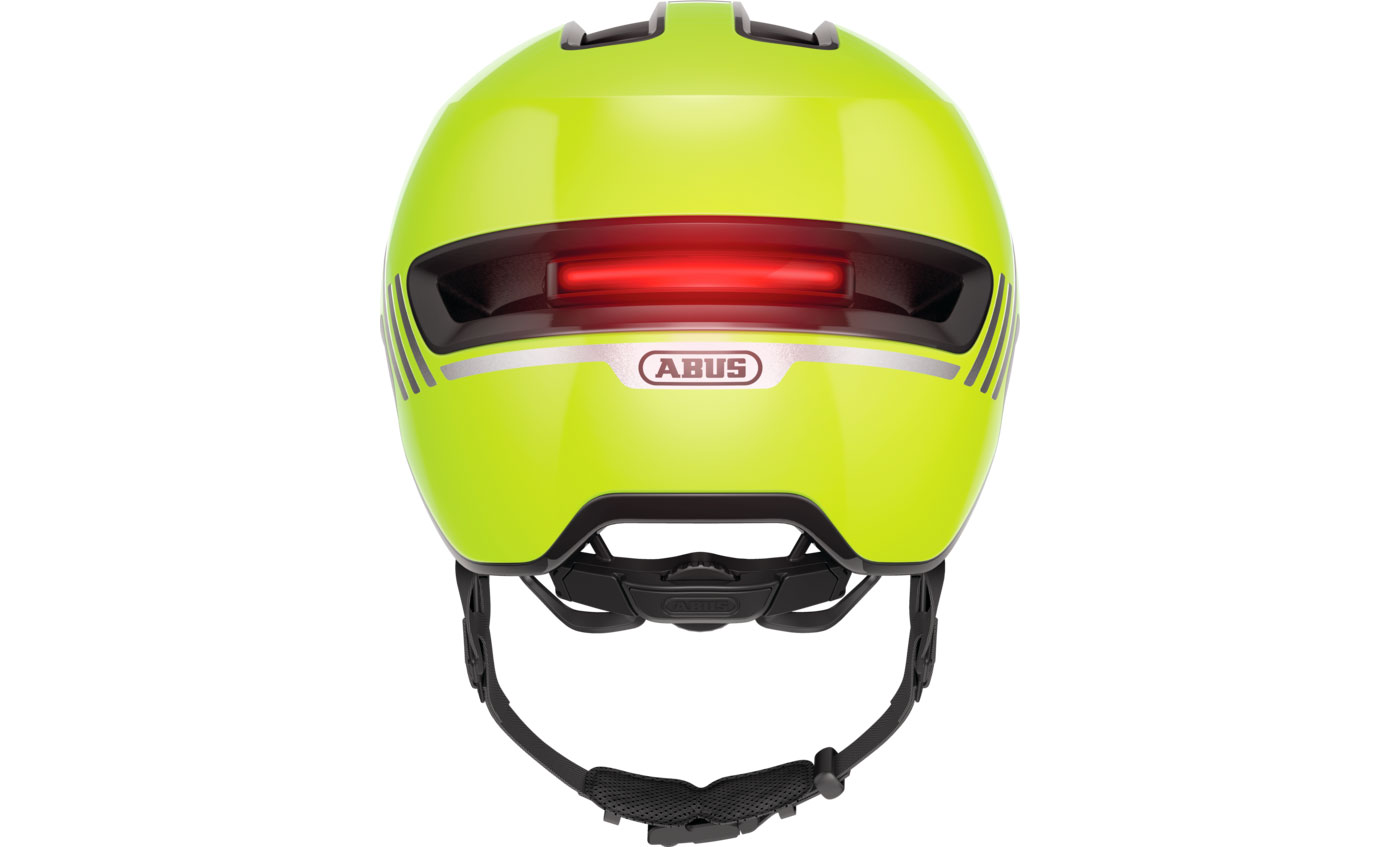 Велошлем ABUS HUD-Y Signal Yellow розмір L (57-61см), Жовтий 2 Велошлем ABUS HUD-Y Signal Yellow розмір L (57-61см), Жовтий 2