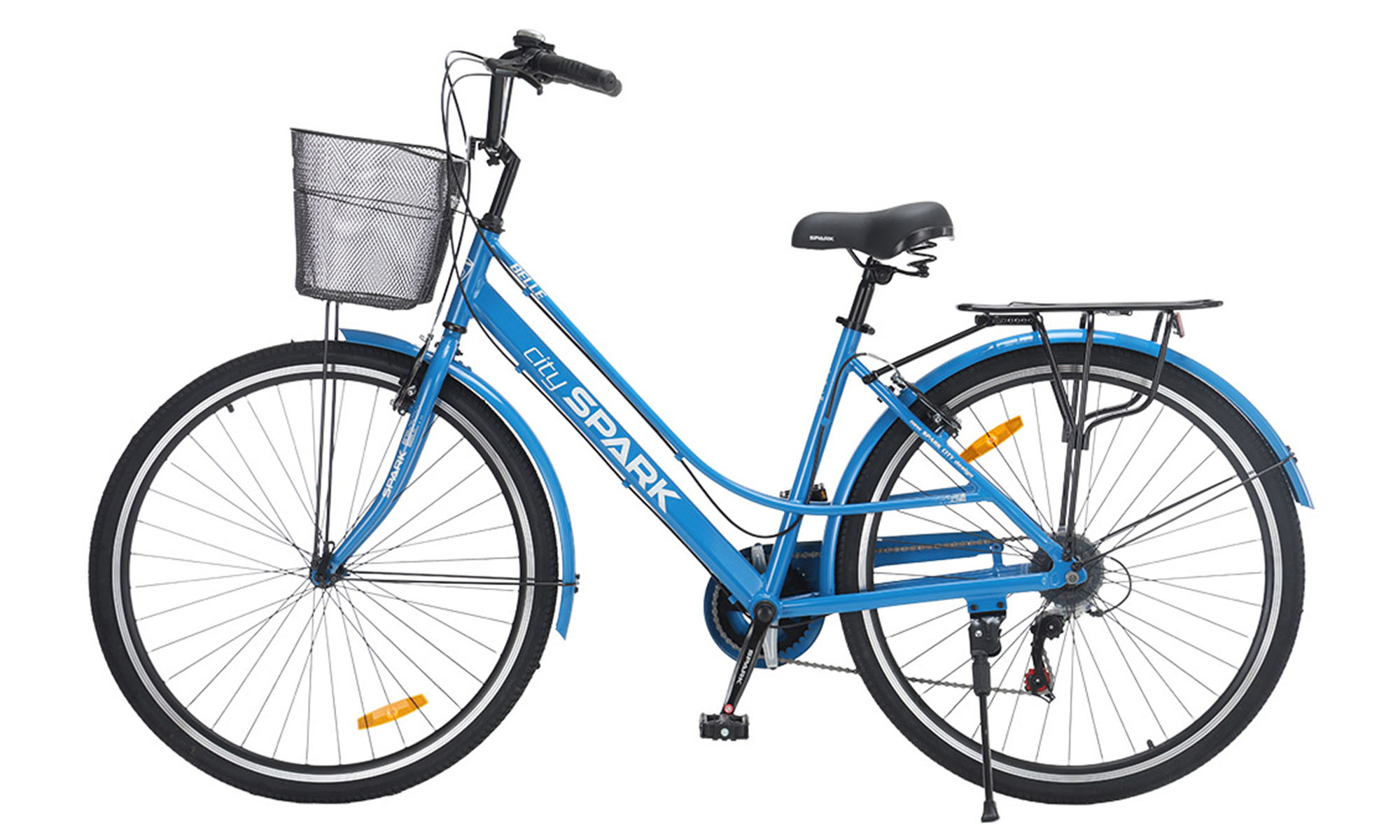 Велосипед SPARK CITY BELLE 28", размер L, рама 18", год 2026, синий 2