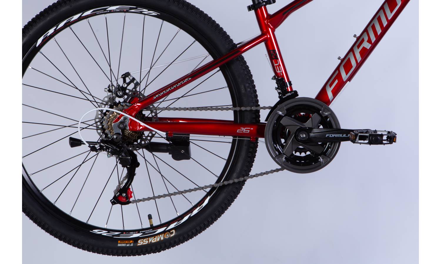 Велосипед Formula MOTION DD 26" размер XS рама 13" 2025 красный 5 Велосипед Formula MOTION DD 26" размер XS рама 13" 2025 красный 5