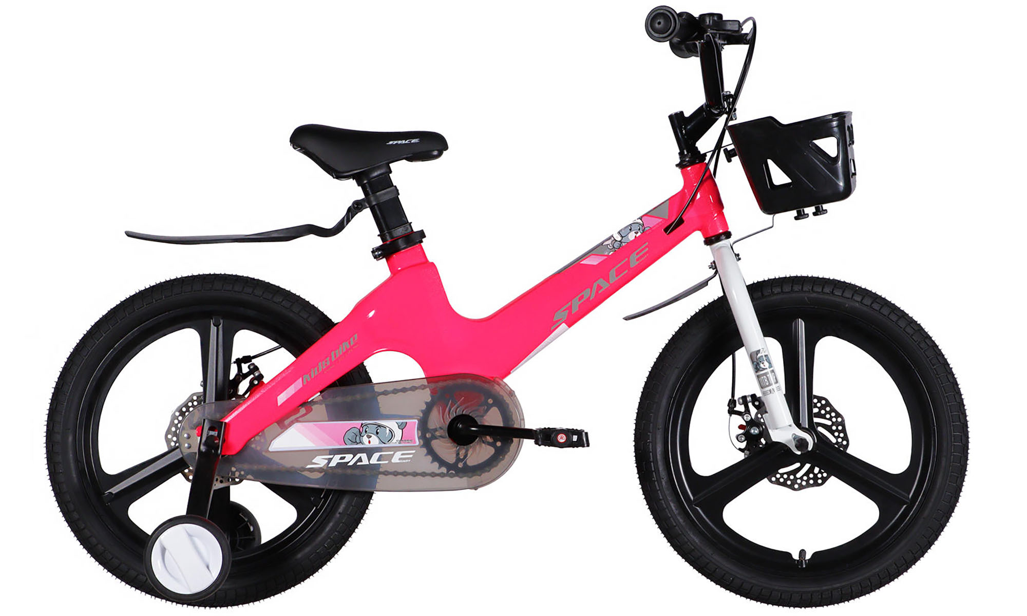 Велосипед SPACE KID MOON DD 18", размер XXS, рама-10,6", год 2026, розовый 