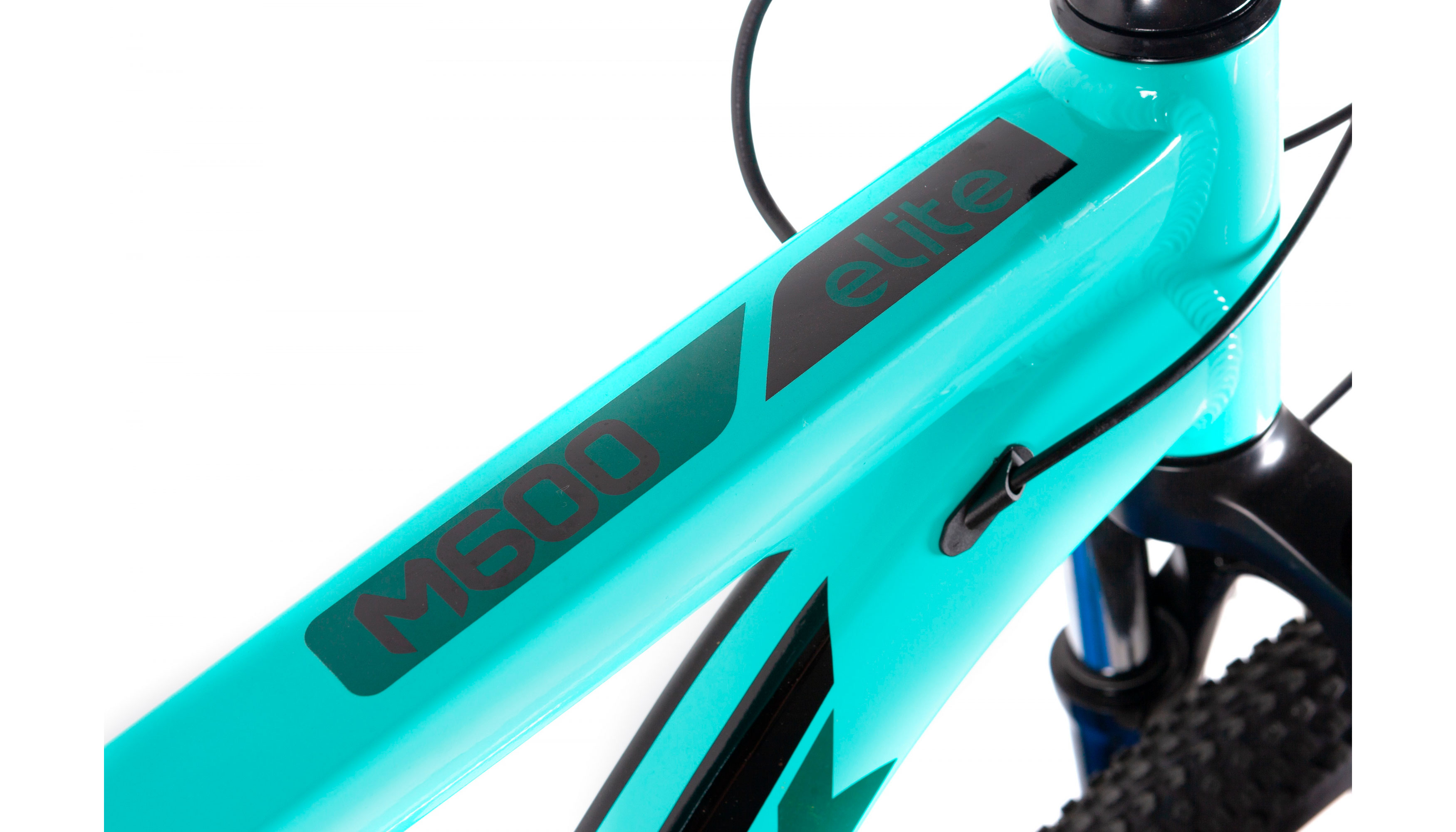 Фотография Велосипед Trinx M600 Elite 27,5" размер XL рама 21 2022 Cyan-Black-Green 6
