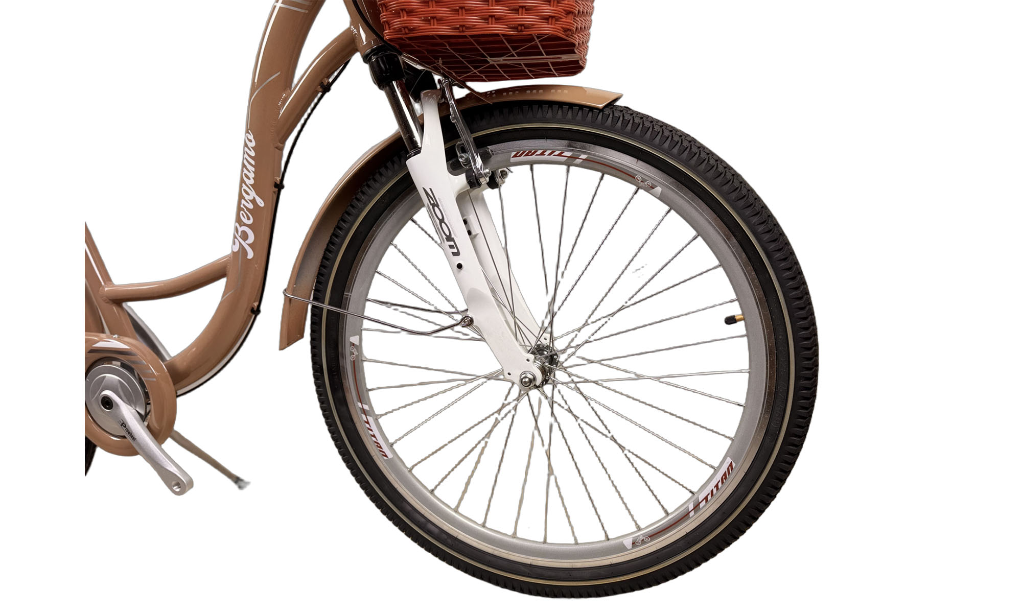 Велосипед Titan Bergamo NX 3 sp 26", размер M, рама 17", год 2024, Коричневый 2