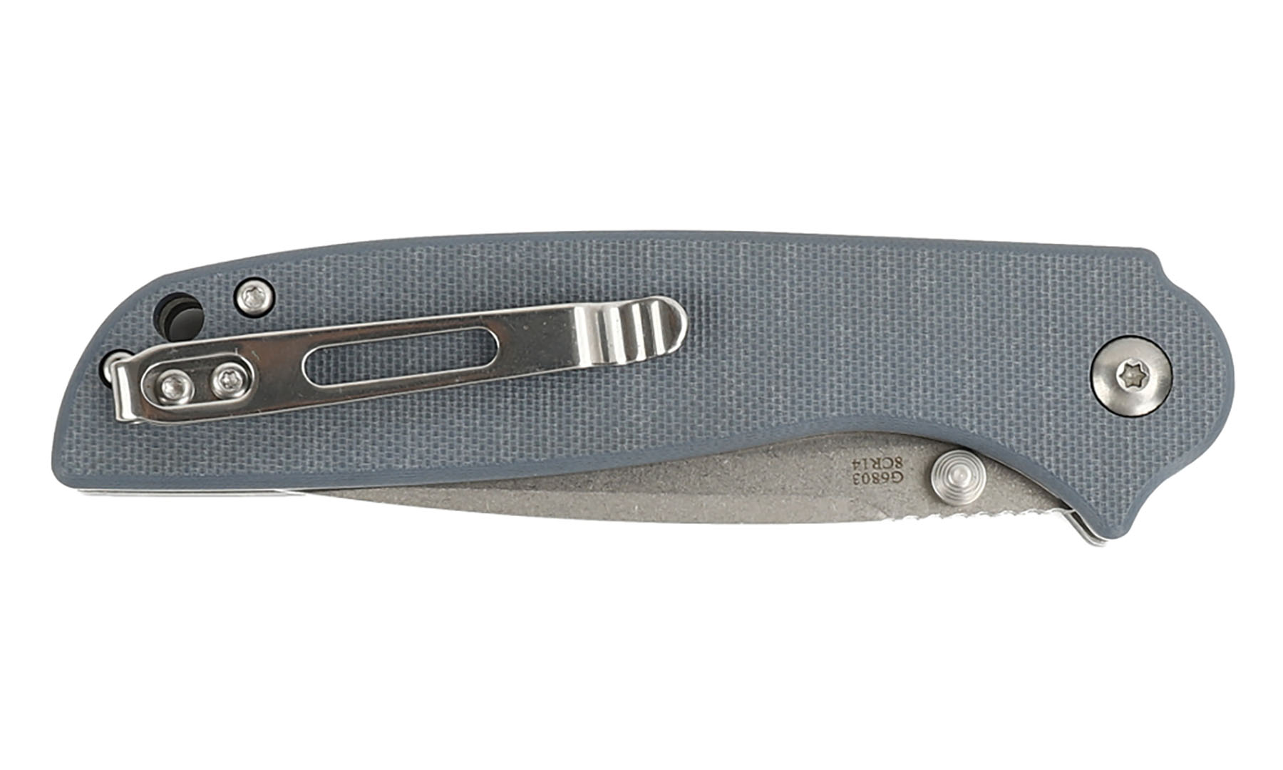 Нож складной Ganzo G6803 cерый 2 Нож складной Ganzo G6803 cерый 2
