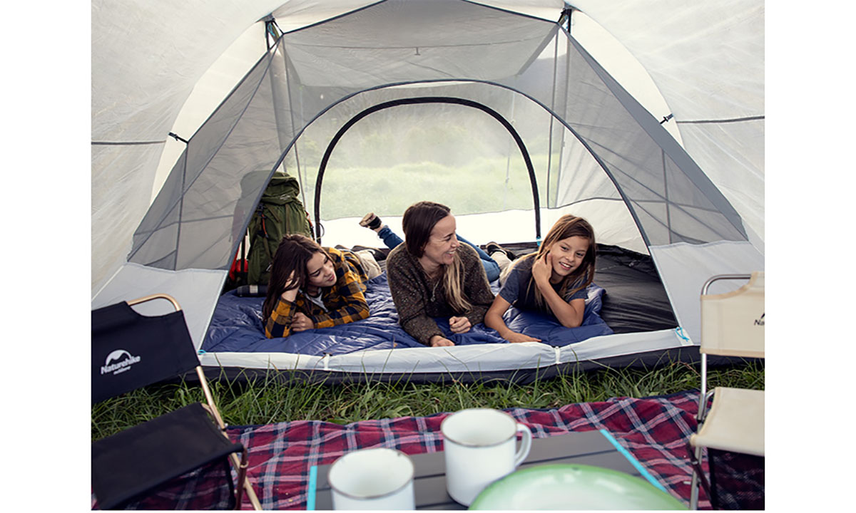 Намет тримісний Naturehike Cloud Fun NH19ZP006, 210T/Silver Coated, білий 4 Намет тримісний Naturehike Cloud Fun NH19ZP006, 210T/Silver Coated, білий 4