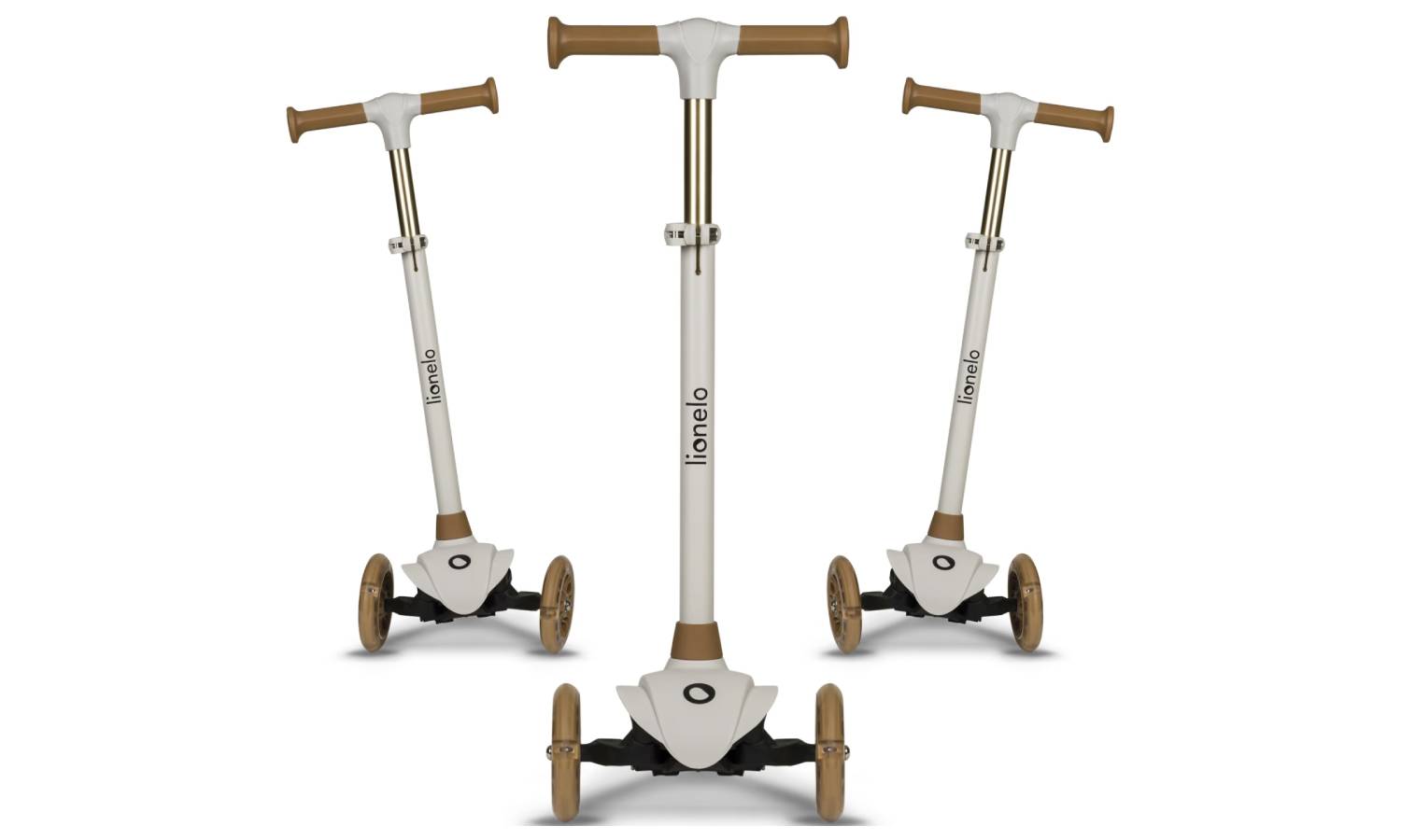 Детский самокат Lionelo JESSY GREY BROWN 4 Детский самокат Lionelo JESSY GREY BROWN 4