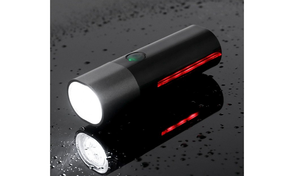 Ліхтар передній з бічним підсвічуванням BC-FL1628 LED CREE XPG живлення Li-on 1200 мАг USB Pl, чорний 4