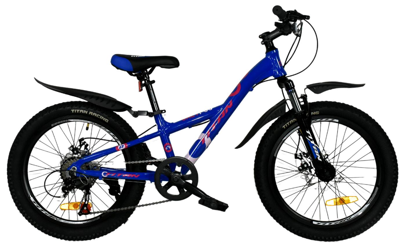 Фотографія Велосипед Titan CALYPSO 20" рама 10" 2022 Синій Рожевий