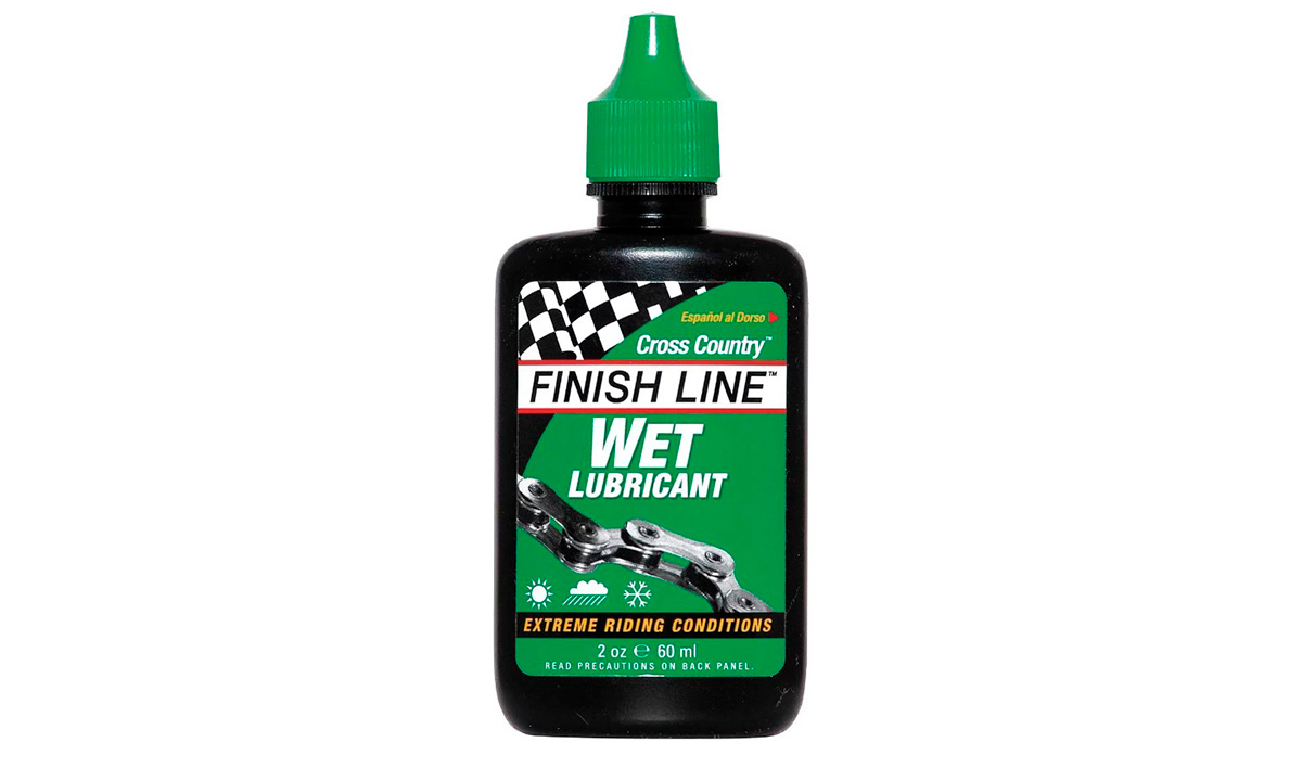 Фотография Смазка Finish Line жидкая Wet Lube (Cross Country) для влажных погодных условий, 60 мл