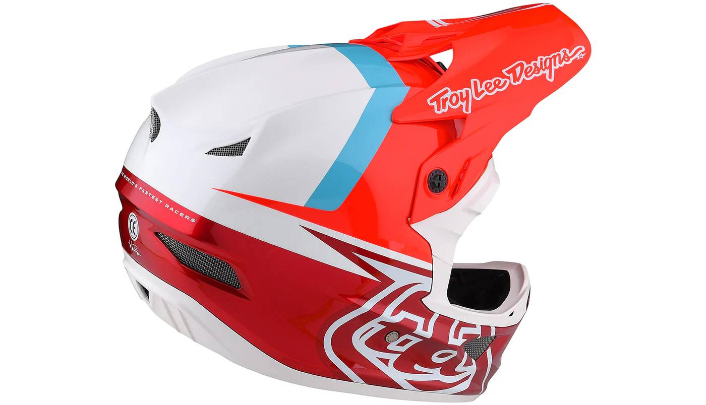 Вело шолом TLD D3 FIBERLITE розмір L (58-59 см) Slant Red 7