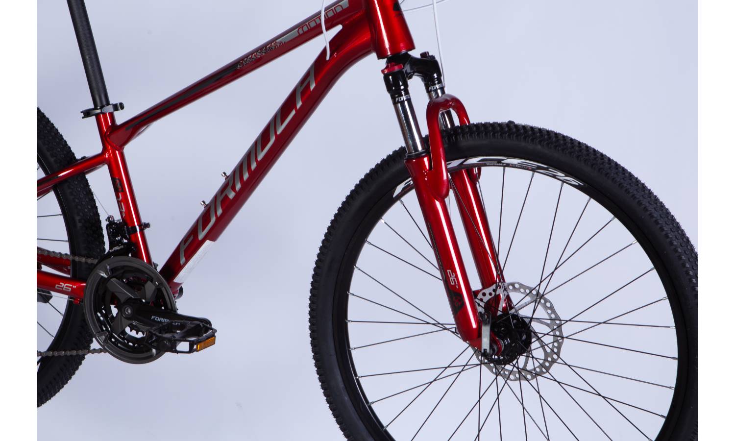 Фотография Велосипед Formula MOTION DD 26" размер XS рама 13" 2025 красный 6