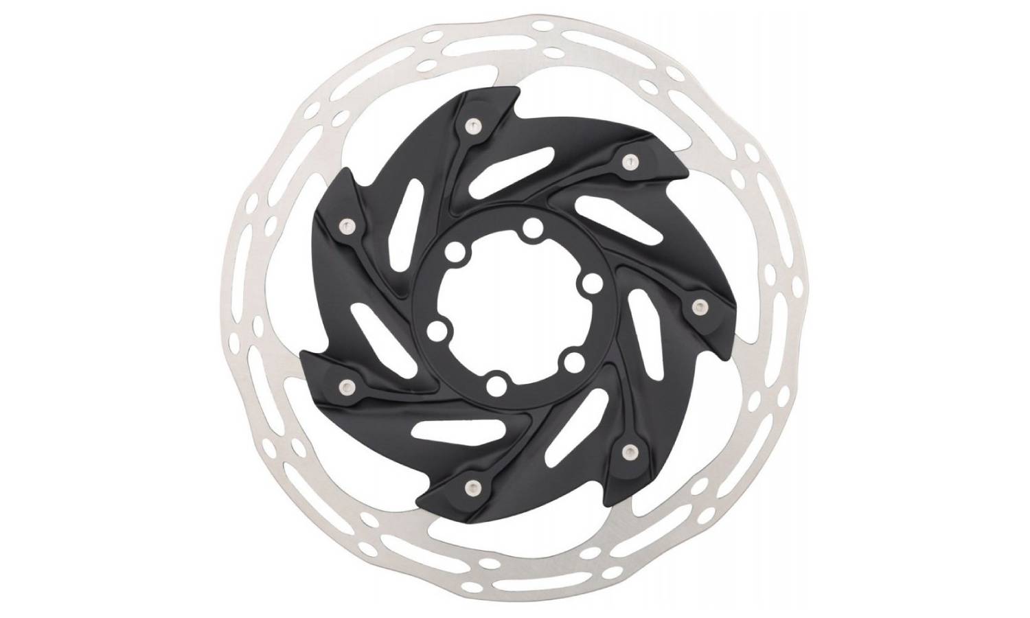 Ротор Sram Centerline X Road 2 Piece 140mm Black (includes stainless steel bolts) Rounded 2